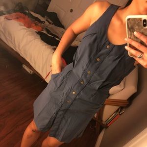 Mirror Dash Snap Silk Dress